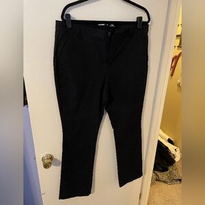 Old Navy Women's Black High-Rise Flare Pants